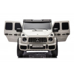 Elektrické autíčko Mercedes Benz G63 AMG XXL 24V 4 x 200W - biele